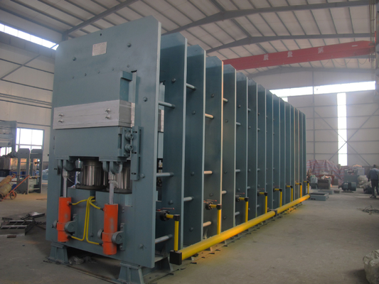 Buy 1200T Rubber Automatic Vulcanizing Machine PLC Control Rubber Mat Machine online manufacture