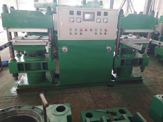 Buy 50Ton Double Rubber Press Machine SGS PLC Control Vulcanizer Press Machine online manufacture