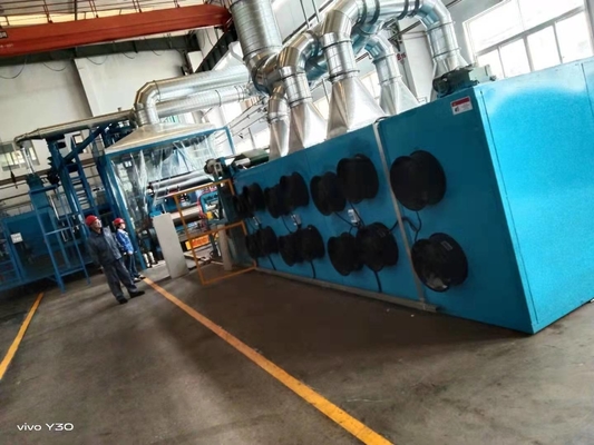 Buy PLC Batch Off Rubber Cooling Machine Compound Film Batch Off Cooler Air Drying online manufacture