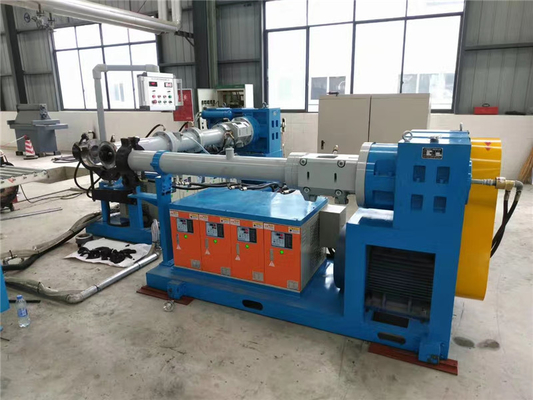 Buy 120mm Rubber Extruder Machine Vertical Twin Screw Rubber Extruder Hose Pipe Tube Strip online manufacture
