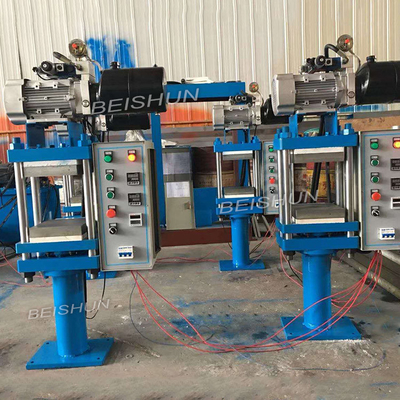 Buy PLC Column Type Rubber Making Machine Lab Rubber Vulcanizing Press Machine online manufacture