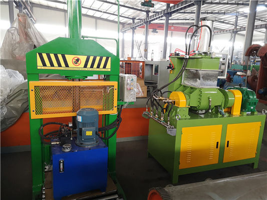 Good price Hydraulic Automatic Rubber Cutting Machine with 8T Cutting Force for Bale Cutter Applications online