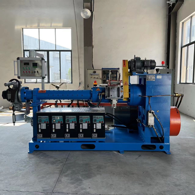 Buy XJW-90 Rubber Cold Feed Pin Extruder Single Screw Diameter 90mm online manufacture