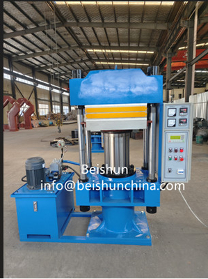 Buy Hot Plate Size Small Four Column Flat Rubber Molding Press 500*500mm Pressure 80 Tons online manufacture