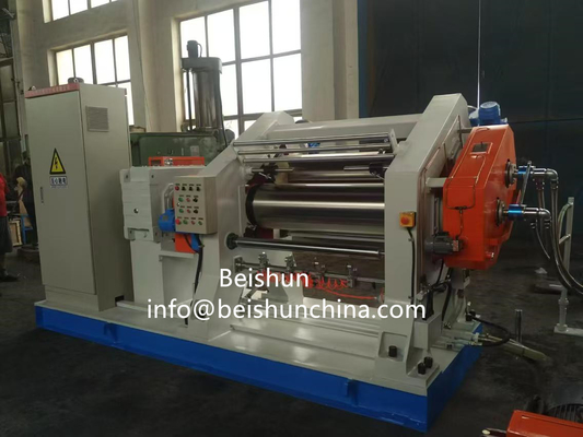 Buy High Accuracy Rubber Roll Calender Machine Produce Rubber Conveyor Belts Tires online manufacture