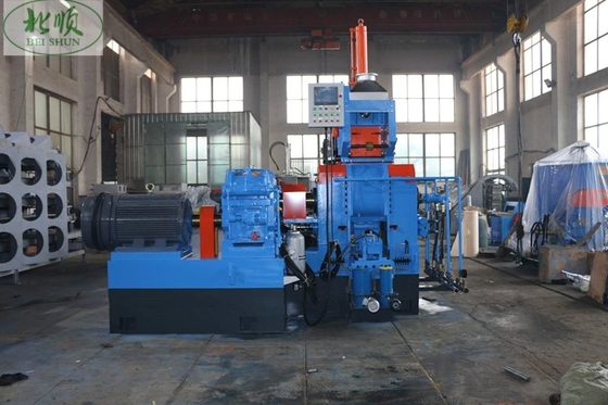 Buy 110L Mixing Chamber Rubber Internal Mixer Feed By Upper Auxiliary Machine online manufacture