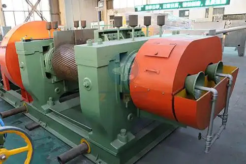 Buy 110kw Rubber Crusher For Waste Tyre  Recycling  Production Rubber Powder With PLC Control online manufacture