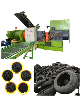 Buy Automatic Waste Tyre Recycling Machine SGS Rubber Recycling Machine online manufacture