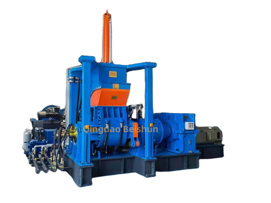 Buy Compound Rubber 110L Mixing Chamber Rubber Kneader Machine Adopts Pneumatic Or Hydraulic Downward Pressure online manufacture