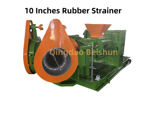 Good price 10 Inch Twin Head Rubber Strainer Extruder with 1600kg/Hour Capacity for Filtered Rubber Processing online