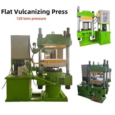 Buy 120 Ton Clamping Force Electric Heating Flat Vulcanizing Press For The Production Of Conductive Rubber Ceramic Parts online manufacture