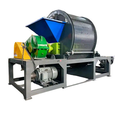 Buy High Power Tire Shredder with DC53 Blade Material and 45kw*2 Driving Motor Can Process 5 Tons Of Tires Per Hour online manufacture
