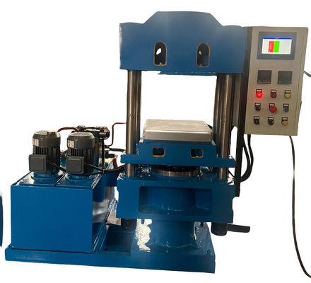 Buy 250mm Plunger Diameter Rubber Vulcanizing Press Machine with Manual Operation and 57.6kw×2 Heating Power online manufacture