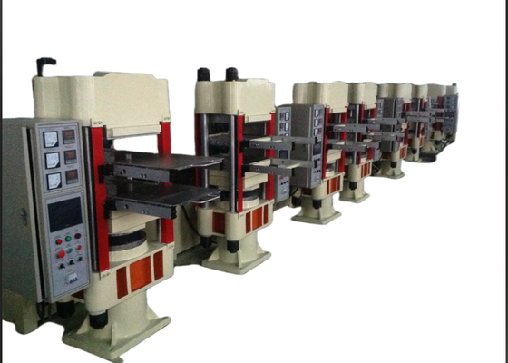 Buy 160 Ton Fully Automatic Flat Vulcanizing Machine-2RT Mold Opening Hot Pressing Machine online manufacture