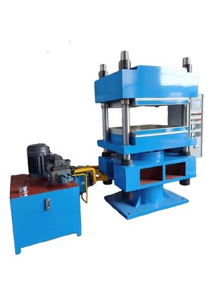 Buy 100-ton Pressure Rubber Vulcanizing Machine with 800×800 Worktable and 0-999s Vulcanizing Time online manufacture