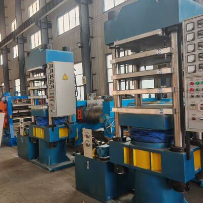 Good price Rubber Flat Vulcanizing Machine with PLC Fully Automatic Control 200T Total Pressure and 800mm x 800mm Plate Size for EPDM Rubber Flange Gasket Manufacturing online
