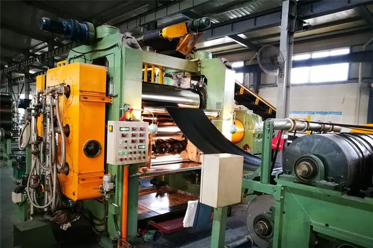 Electric Heating 3 roll calender machine Speed 0-20m/Min And Max ...