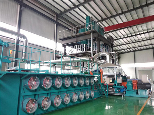 XPW-600 Batch Off Rubber Cooling Machine Stainless Steel Mesh Belt  Batch Off Cooler
