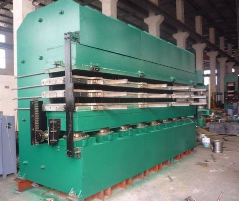 720T ISO2000 Hydraulic Vulcanizing Machine with 44.4kg/cm² Pressure Automatic Rubber Moulding Press