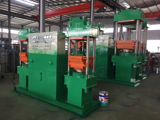 Double Set Rubber Vulcanizing Press Machine PLC Control Rubber Vulcanizer