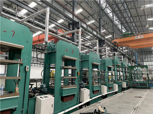 Quality Frame Type Rubber Vulcanizing Press Machine with PLC Control Customized Electrical Heating for Rubber Products factory