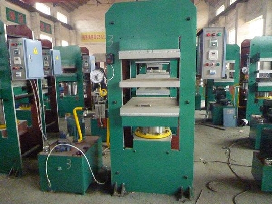PLC Control Rubber Vulcanizing Press Machine 15T Rubber Plate Vulcanizing Press
