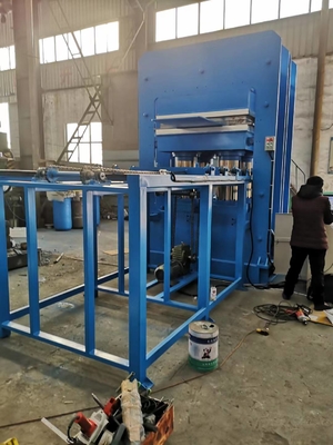Mine screen rubber vulcanizing press machine to Automatic Two-layer