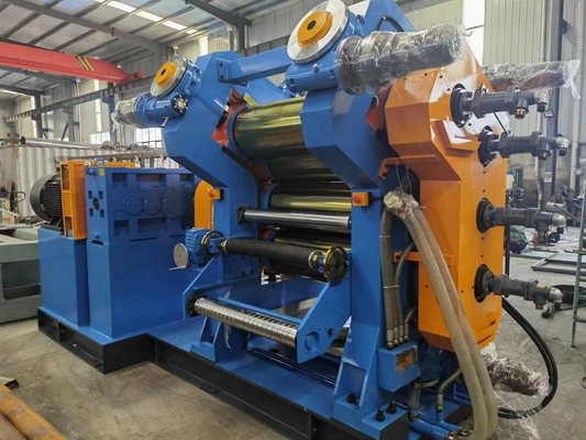 Three Roll Rubber Calendering Equipment For Cord And Rubber Roller Press Rubber Conveyor Belt