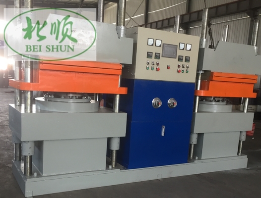 300 Ton Pressure Double Station Flat Plate Vulcanizing Press For Production Rubber Product