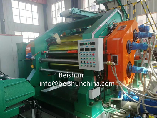 Water Cooling Three Roll Rubber Calender Machine PLC Control System