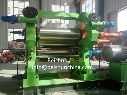 Water Cooling Customized Rubber Calender Machine For Rubber Sheeing