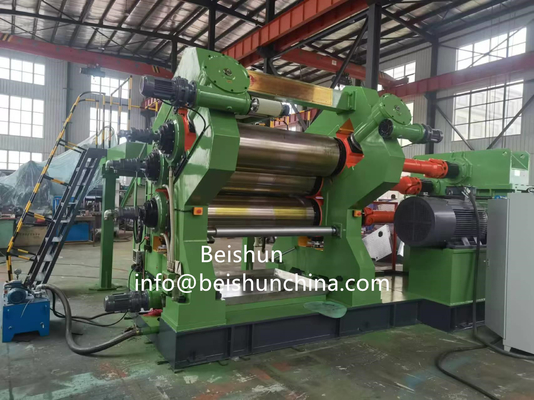 PLC Control System Rubber Roll Calender Machine For Heavy Duty Applications