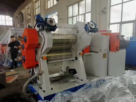 Precision Rubber Film Calender Machine Two Roll Design High Production Speed