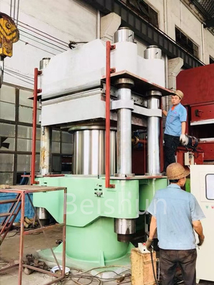1500 Tons Pressure Rubber Fender Hydraulic Vulcanizing Molding Machine Customized