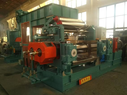 Low Price 110kw Power Composite Rubber Open Mill Double Roller Hardening Process Longer Service Life