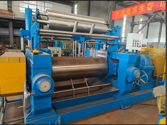 220V/380V Rubber Mixing Mill Equipment Water Cooling Emergency Stop