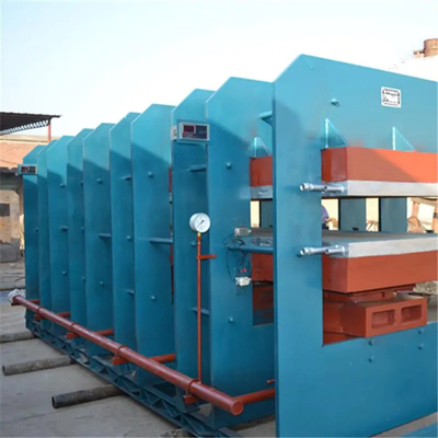 Steam Heated Rubber Conveyor Belt And Rubber Sheet Vulcanizing Press Of Length 5m