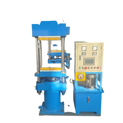 Four Column Type Plate Hydraulic Vulcanizing Press / Curing Press Size Table 400*400mm