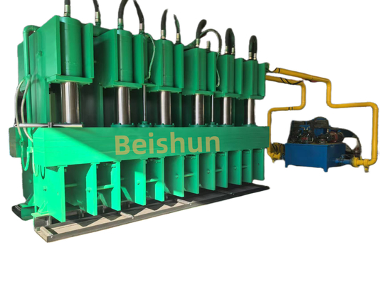 Double Jaw Rubber Elevator Handrail Manufacturing Machine / Tire Tread Vulcanizing Molding Machine