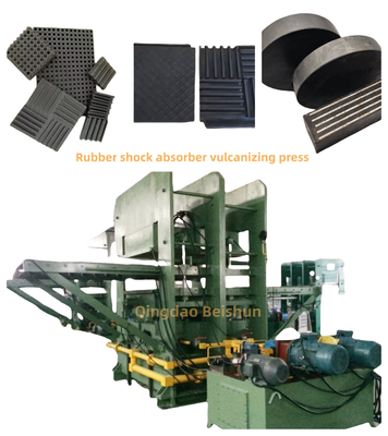 1000 Ton PLC Control Rubber Damping Plate Hydraulic Molding Press Rubber Vulcanization Molding Machine