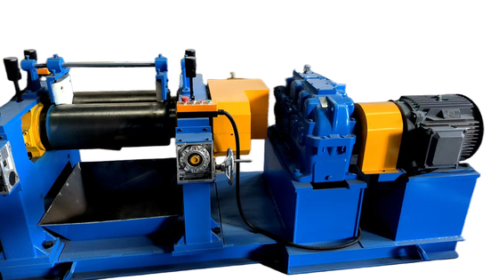 10 Inch Rubber Open Mill With Electric Pitch Adjustment For Small Scale Production