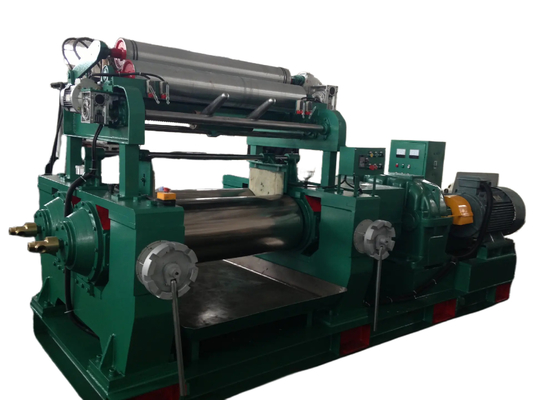 18 Inch Electric Adjustable Rubber Mixing Mill Equipped With Stock Blender Device