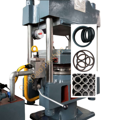 Steam Heated Rubber Plate Vulcanizer With High Pressure O Ring Seal Making Machine