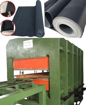 Rubber Frame Flat Plate Hydraulic Vulcanizing Press For Producing EPDM Rubber Waterproofing Materials