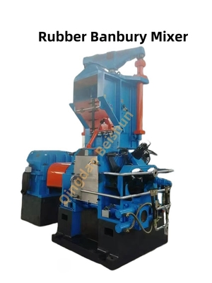 40rpm Mixing Speed 50L Falling Type Closed Rubber Banbury Mixer With PLC Control