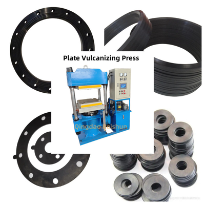 CE Certified European Standard Rubber Plate Vulcanizing Press Platform Size 400×400mm Automatic Control By PLC