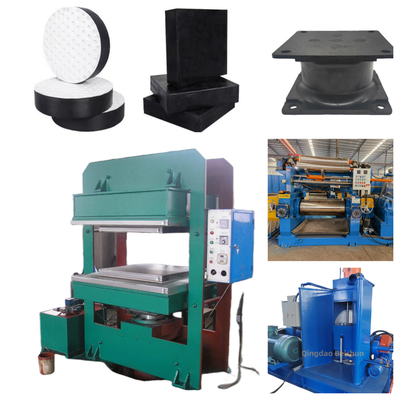 Rubber Hydraulic Molding Machine Manufacture Rubber Shock Absorbing Pads And Rubber Shock-Absorbing Bases