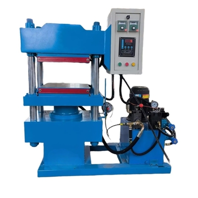 PLC Touch Screen Flat Vulcanizing Machine 80 Tons Clamping Force For NBR FKM Silicone Seals