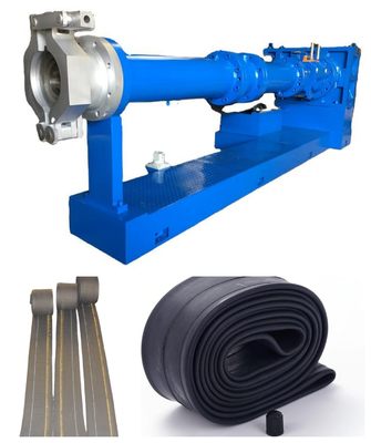 55kw XJP-120 Model Rubber Hot Feed Extruder Can Be Used For Tire Tread Rubber Extrusion And Rubber Inner Tube Manufacturing