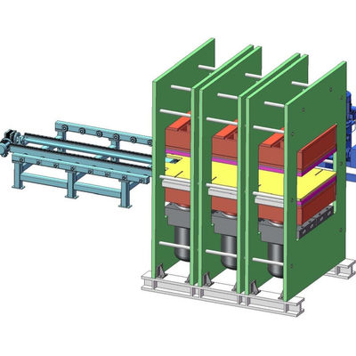 Quality 500-ton Pressure Frame-type Automatic Rubber Vulcanizing Press Machine with Electric Heating for Rubber Hot Pressing Forming factory